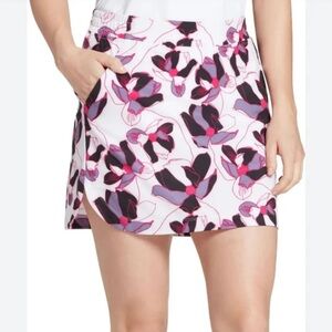 Slazenger Black / Purple Geometric Performance Golf Skort Size XXL